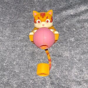 Tabby Cat Straw Topper